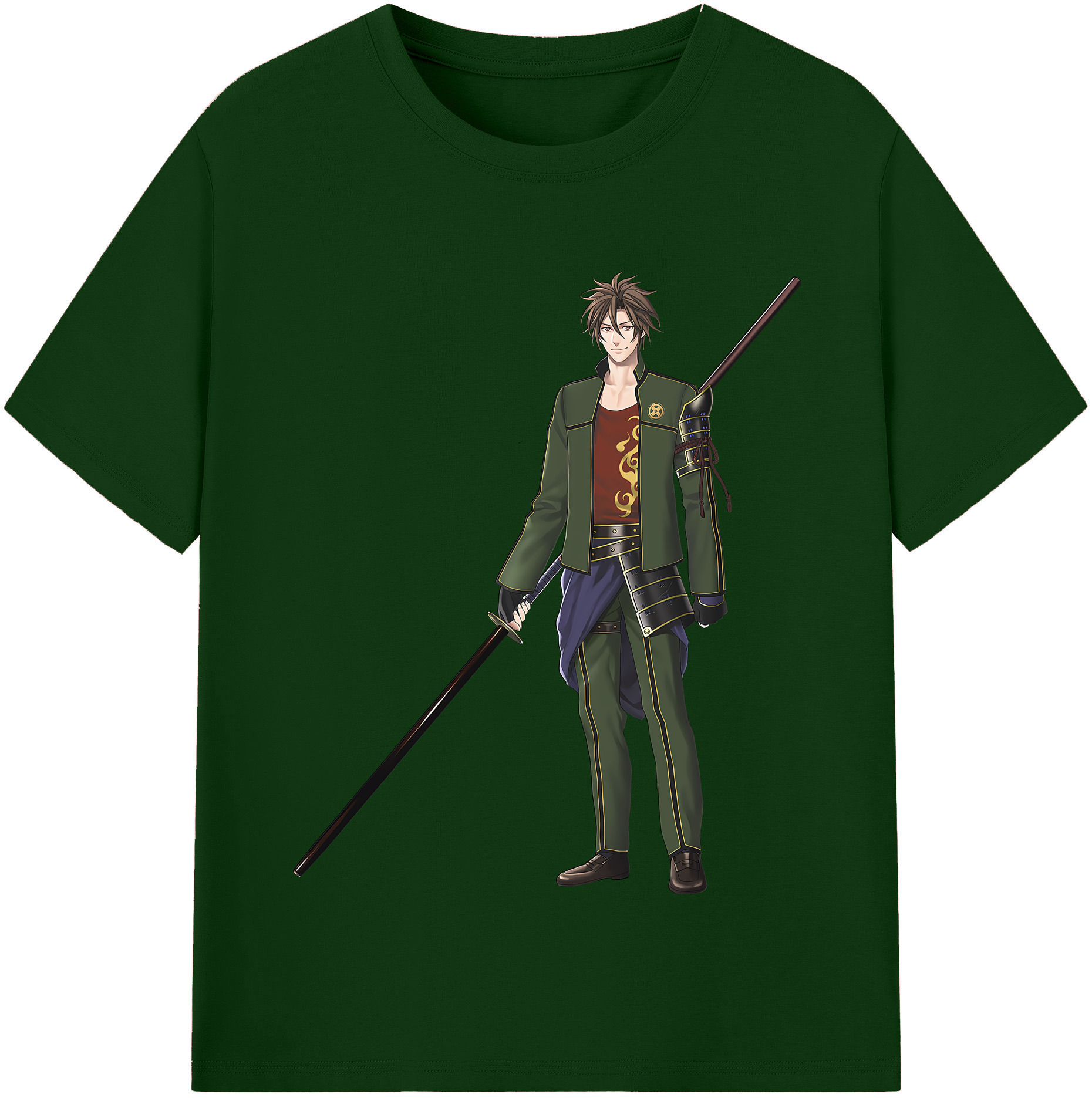 （画像用） 刀剣乱舞 Touken Ranbu 綿100％半袖Tシャツ（フロントプリント）